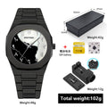 Overseas Wholesale Octagon Mens Watch Creative Artistic Line Premium Unisex Waterproof Resin Gel Quartz Watch
