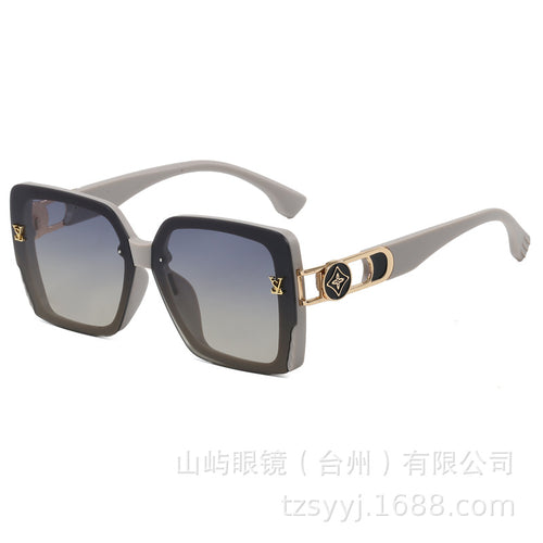 Women's Square Sunglasses - Light Luxury Big Frame
