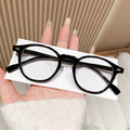 Small Round Presbyopia Glasses Retro Anti-Blue Women Fashionable Personality HD Stylish Youthful Men Elderly Reading Glasses