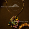 Overseas Vintage Unique Ocean Beauty Fish Necklace French Retro Huawei Beauty Heavy-Duty Exquisite Accessory