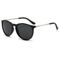 New Fashionable Round Oversized Unisex Western Influencer Style Metal Aviator Retro Women Sunglasses