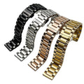 Curated 3 Bead Solid Heart Steel Band For Master Watch Chain With Stainless With Piece Unisex 22mm Precision Steel Band
