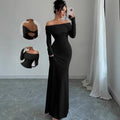 Spring Fashion Evening Gown - Elegant Maxi Dress for Special Occasions Women