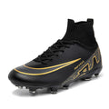 ronaldo high-top assassin football shoes for men and women ag long nails tf broken nails primary sch