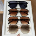 4th Pair Wear Overseas Men Sunglasses Women Universal Y2K Style Pilot Glasses Driving Trendy UV-Proof Sunglasses