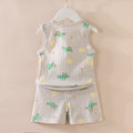 Women's Korean Sleeveless Lightweight Tank Top + Shorts Set 2026 - Teal