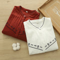 Women's Spring-Summer Slimming Mesh Embroidered 3/4 Sleeve Cardigan + Shirt 2026 - White