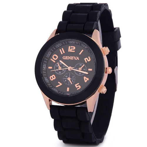 AliExpress Geneva Silicone Watch Stylish Colorful Fruit Freeze Student Sports Women Sports Watch Overseas
