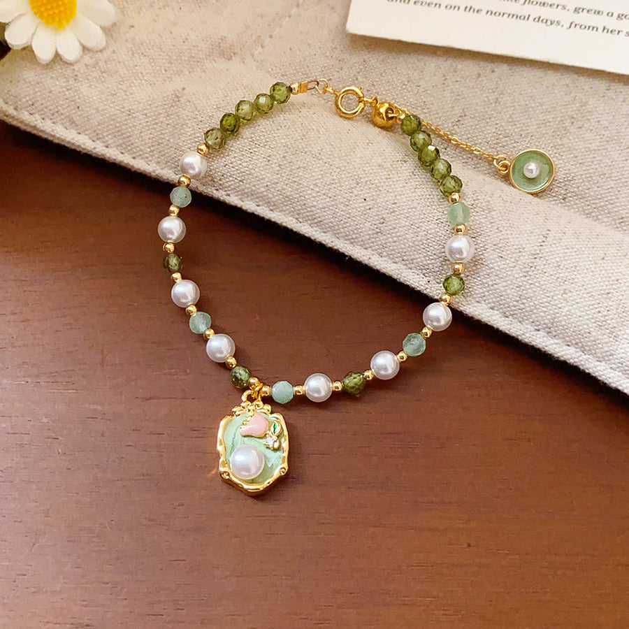 Zircon Butterfly Layered Bracelet - view 8