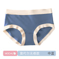 高弹莫代尔女士内裤女中腰纯棉抗菌裆无痕大码透气少女三角短裤