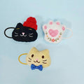 Custom Embroidered Cartoon Design Plush Hair Accessory Kids Tie Head Dispatch Height Ponytail Hair String Girls Tie Dispatch Elastic Band Hanging Decor