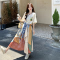 Women's Bohemian Ethnic Tie-Front Skirt + Top 2-Piece Set 2026 - As Pictured