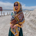 Women's Ethnic Shawl + Cape 2026 - Red