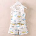 Women's Korean Sleeveless Lightweight Tank Top + Shorts Set 2026 - Teal
