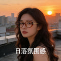 Rhinestone Presbyopia Glasses Fashionable Retro Oval Round Blue-Light Lens HD Elegant Bare Face Design Detail Reading Glasses
