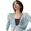 Women's Korean V-Neck Knit Sun Protection Cardigan