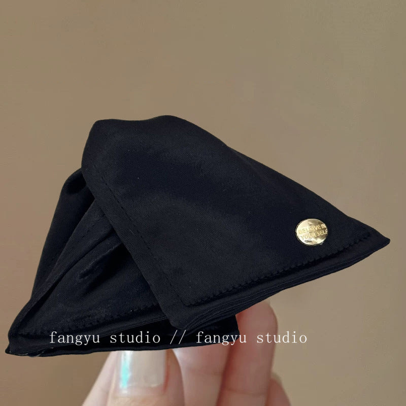 Korean-Style Fabric Triangle Hair Claw Clip - view 10