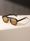 Personality Oversized Men Western Trendy Square Frame Sunglasses Sun-Proof Women Sunglasses UV-Proof