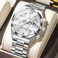 Swiss Brand New Chronograph Time Fashionable Watch Glow Waterproof Men Watch Live Export Bestseller Drop Ship