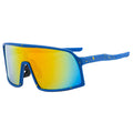 Men Cycling Glasses Iridescent Big Frame Women Sunglasses Outdoor Sport Bicycle Windproof Sunglasses In Stock