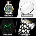 Swiss Brand New Cutout Mens Watch Multifunction Fashionable Quartz Watch Live Export Bestseller Drop Ship