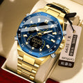 POEDAGAR Men Digital Watch Multifunction Chronograph Time Style Quartz Watch Waterproof Glow Live Export Bestseller Watch