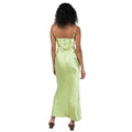 Amazon Hot Seller Sexy Embroidered Lace Camisole Solid Long Dress