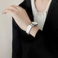 Fits Xiaomi Band 10 / nfc Band Summer New 9 / 8nfc Leather Trim Bangle Wrist Strap Women Light Luxury
