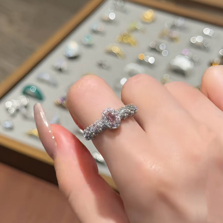 French Zircon Openwork Ring - view 7