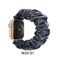 For appleiwatch Watch Band Overseas Fall/Winter Large Cord Hair Tie Velvet Apple Band Velvet Fashionable