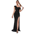 Women's Strapless Sequin Elegant Classic Evening Gown
