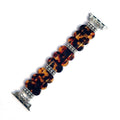 Fits appIeiwatch123456789 Resin Band Bracelet Beaded Chain Apple Band Fashionable Universal Type