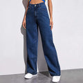 Casual High Waist Loose Straight Leg Pants