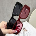 2 Pair Wear Square Women Sunglasses New Import Simple Retro Premium Sunglasses UV-Proof Sunglasses