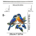 Hot selling beautiful bird acrylic living room courtyard pendant holiday scene decoration pendant gift