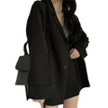 Women's Fall Chanel-Style Korean Loose Blazer 2026 - Black