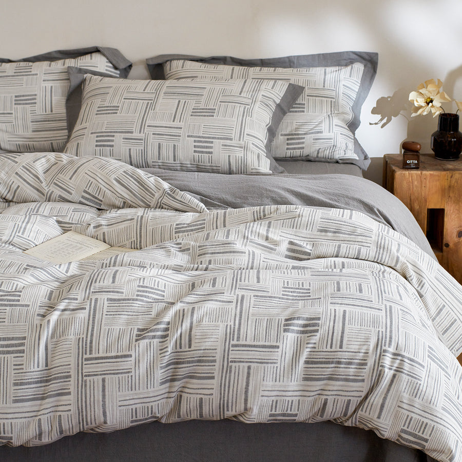 Simply Bare Vintage Cotton 4-Piece Bedding Set - view 4