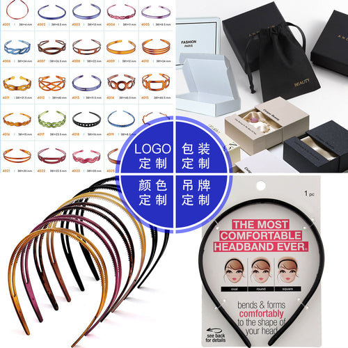 Gem Li Resin Gel Head Headband Various Style Color Print Spray Paint Craft Optional Headband Accessory Custom Wholesale