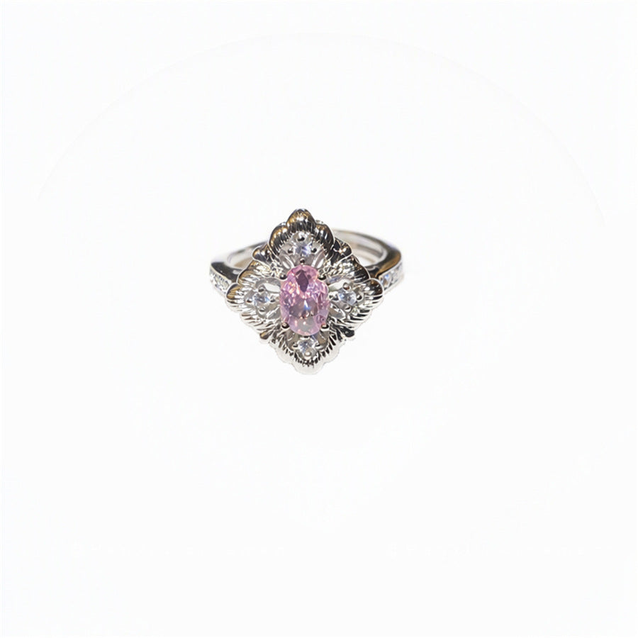 Round Zircon Open Band Ring - view 5