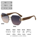 2026 New Women Sunglasses Premium Fashionable Glasses Overseas Rimless Photochromic Trendy sunglasses