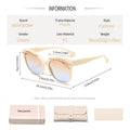 Fashionable Cat-Eye UV-Proof Trendy New Import Influencer Out Print Style of Personality Premium Sunglasses