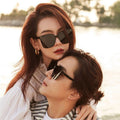 Cat-Eye Stylish Sunglasses UV-Proof Eye Care Sun-Proof Out Travel Driving Women Premium Face-Slimming GM Sunglasses