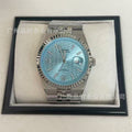 New Overseas Watch Men Rolex Home Datejust Series Lander Type Honeycomb Glow Dial Waterproof Full Steel Quartz Watch