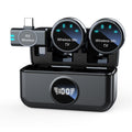 Magnetic Wireless Lapel Microphone - Noise Cancelling for Video
