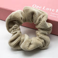 Custom Large Cord Hair Tie Overseas Round Knit Women Fall Snake Solid Retro Corduroy Large Cord Hair Tie