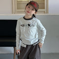 Girls' Kitty Print Tee & Lace Waist Cargo Pants Set