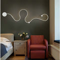 Postmodern minimalist wall lamp Nordic creative led bedroom home bedside decoration indoor wall lamp living room