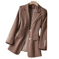 Women's Fall Professional Topstitched Blazer + Top 2026 | Casual Blouse - Black
