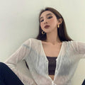Women's Korean V-Neck Knit Sun Protection Cardigan