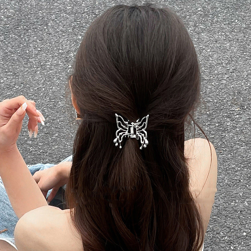 Rhinestone Butterfly Geometric Hair Claw Clip - view 3
